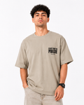 POLIZIE beige Oversized T-Shirt | F2G
