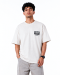 POLIZIE White Oversized T-Shirt | F2G