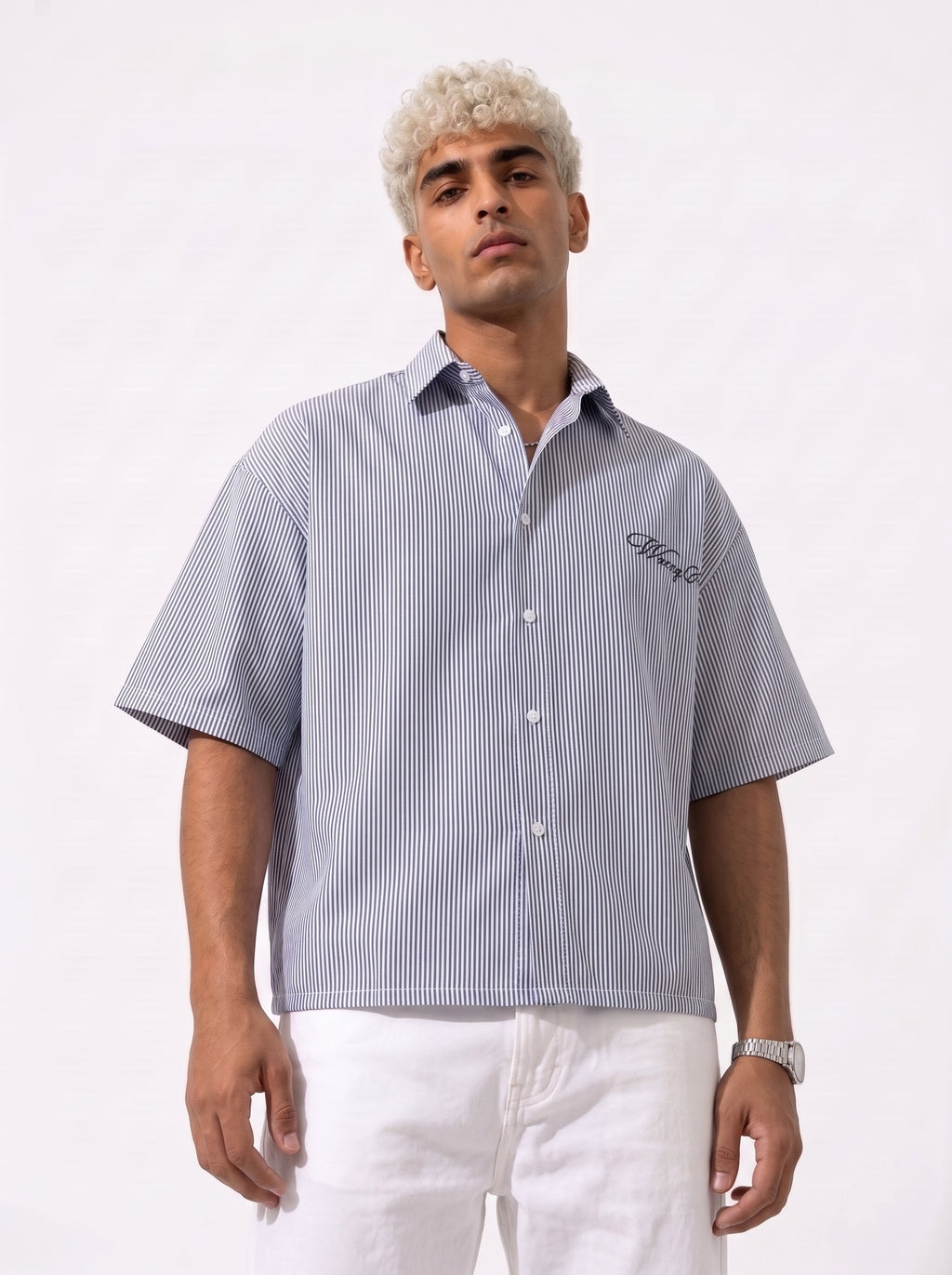 Wrong Sense box fit Shirt – Grey
