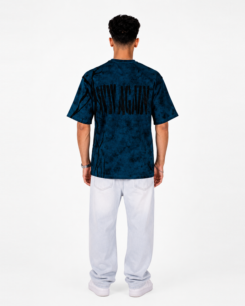 ODDS Navy Oversized T-Shirt | F2G