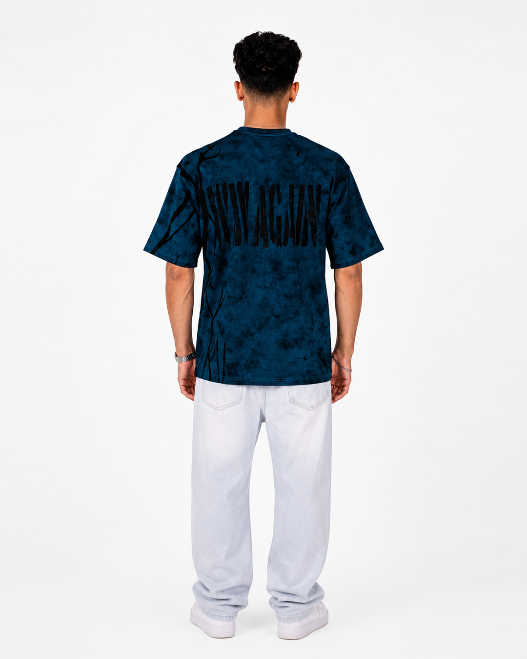 ODDS Navy Oversized T-Shirt | F2G