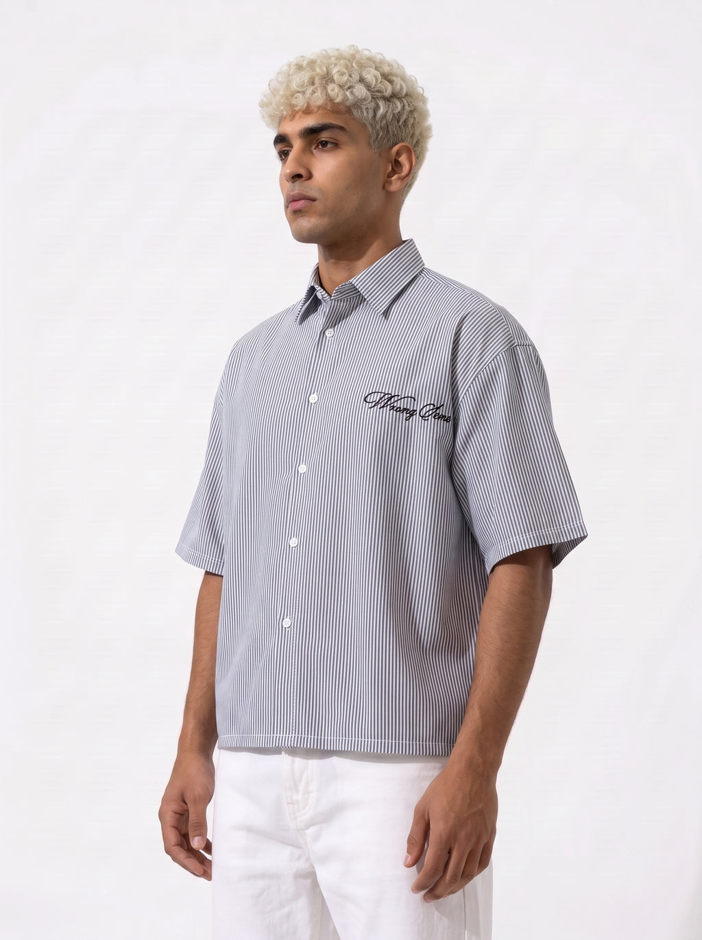 Wrong Sense box fit Shirt – Grey