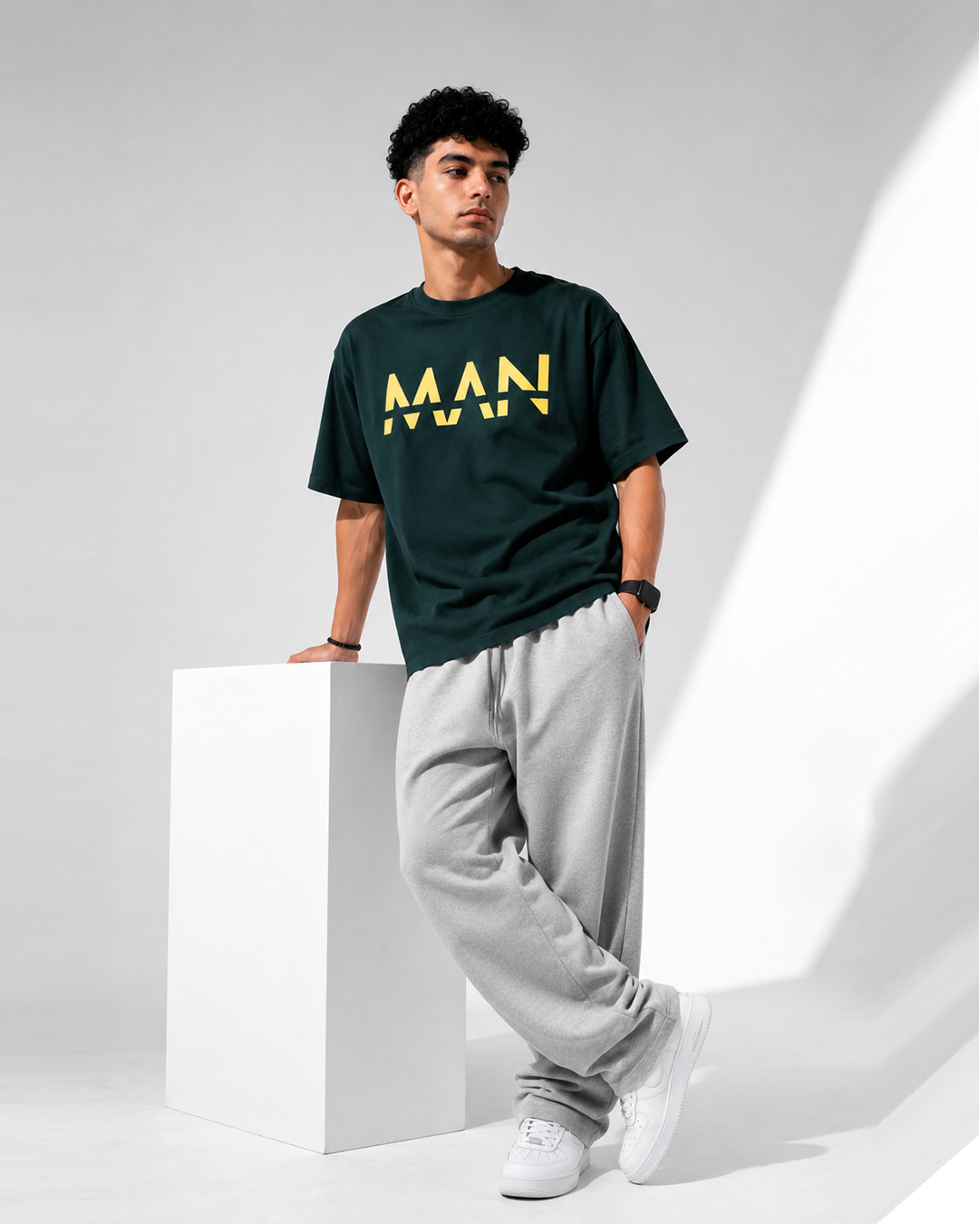 MAAN olive Oversized T-Shirt | F2G