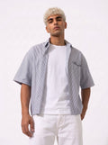 Wrong Sense box fit Shirt – Grey