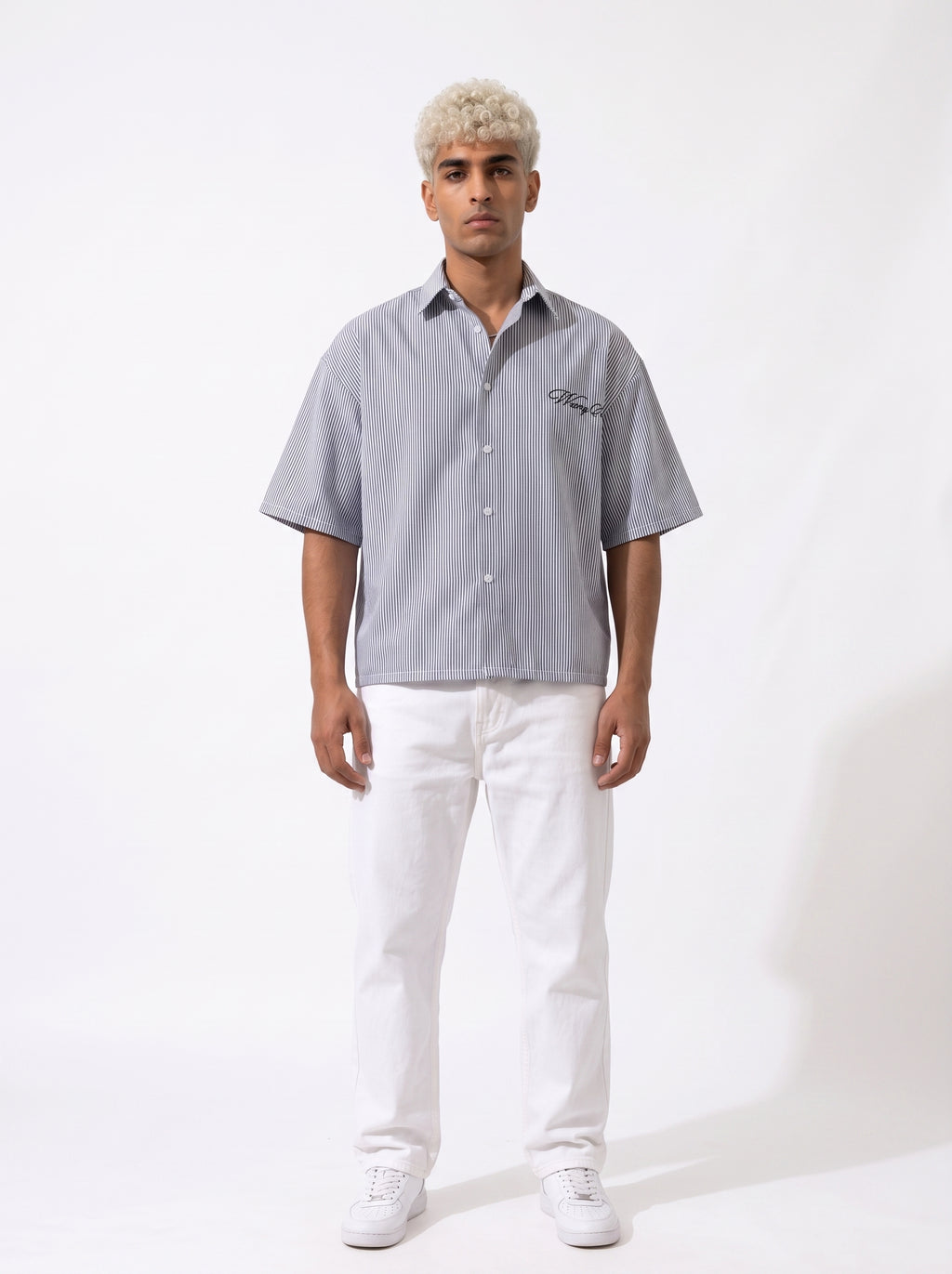 Wrong Sense box fit Shirt – Grey