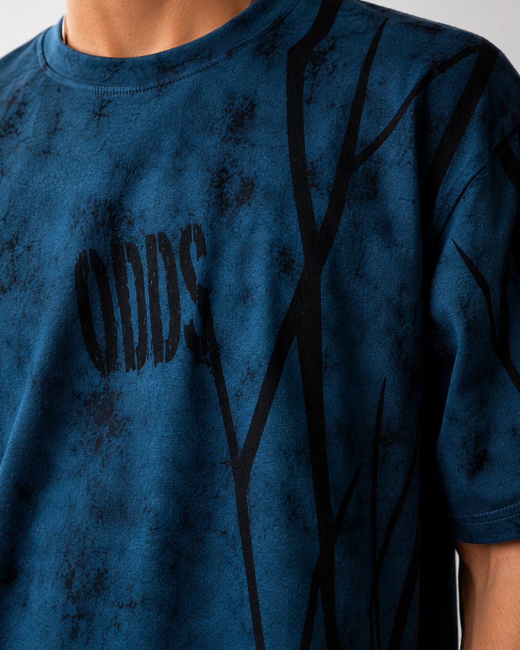 ODDS Navy Oversized T-Shirt | F2G