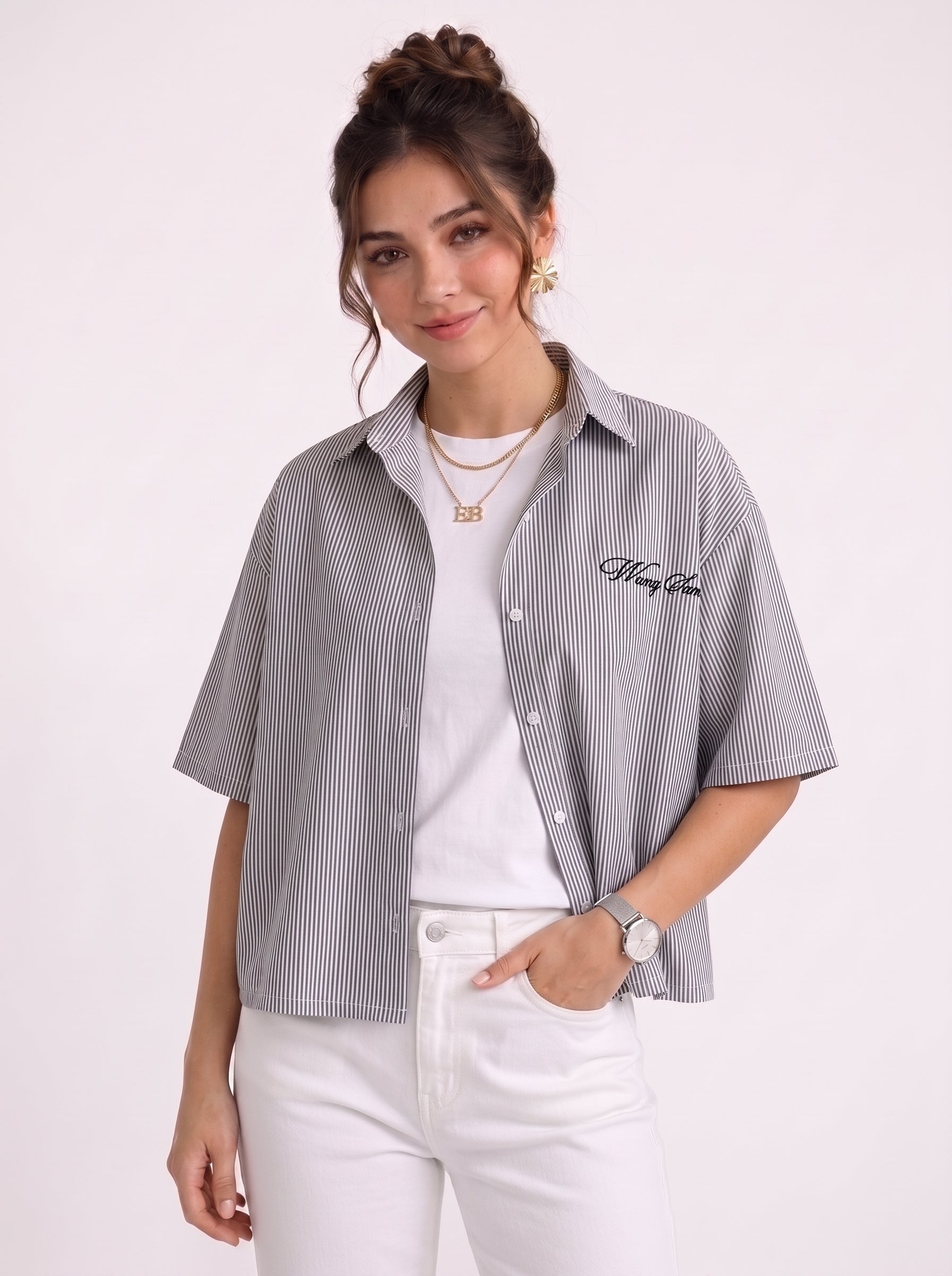 Wrong Sense box fit Shirt – Grey