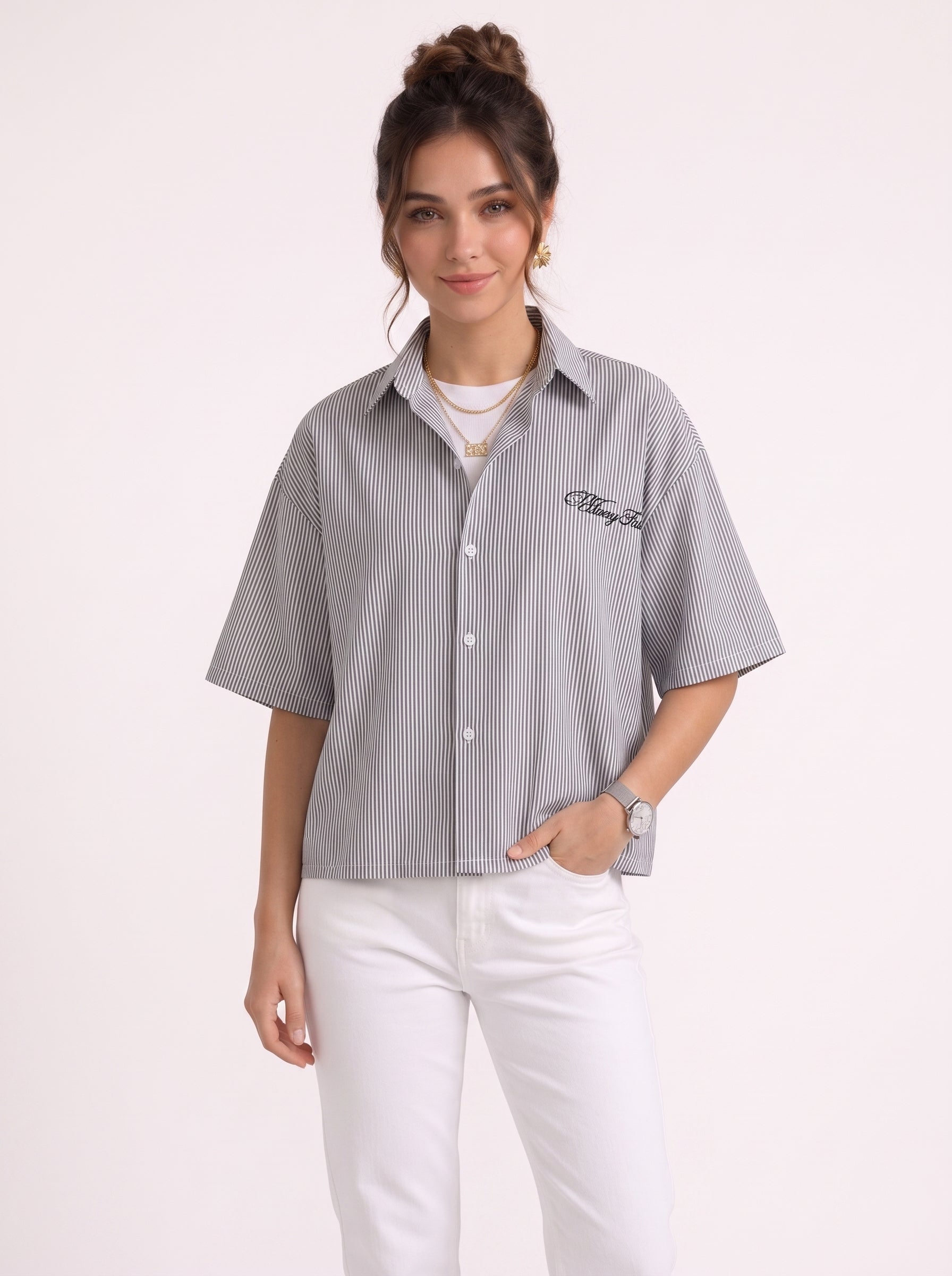 Wrong Sense box fit Shirt – Grey