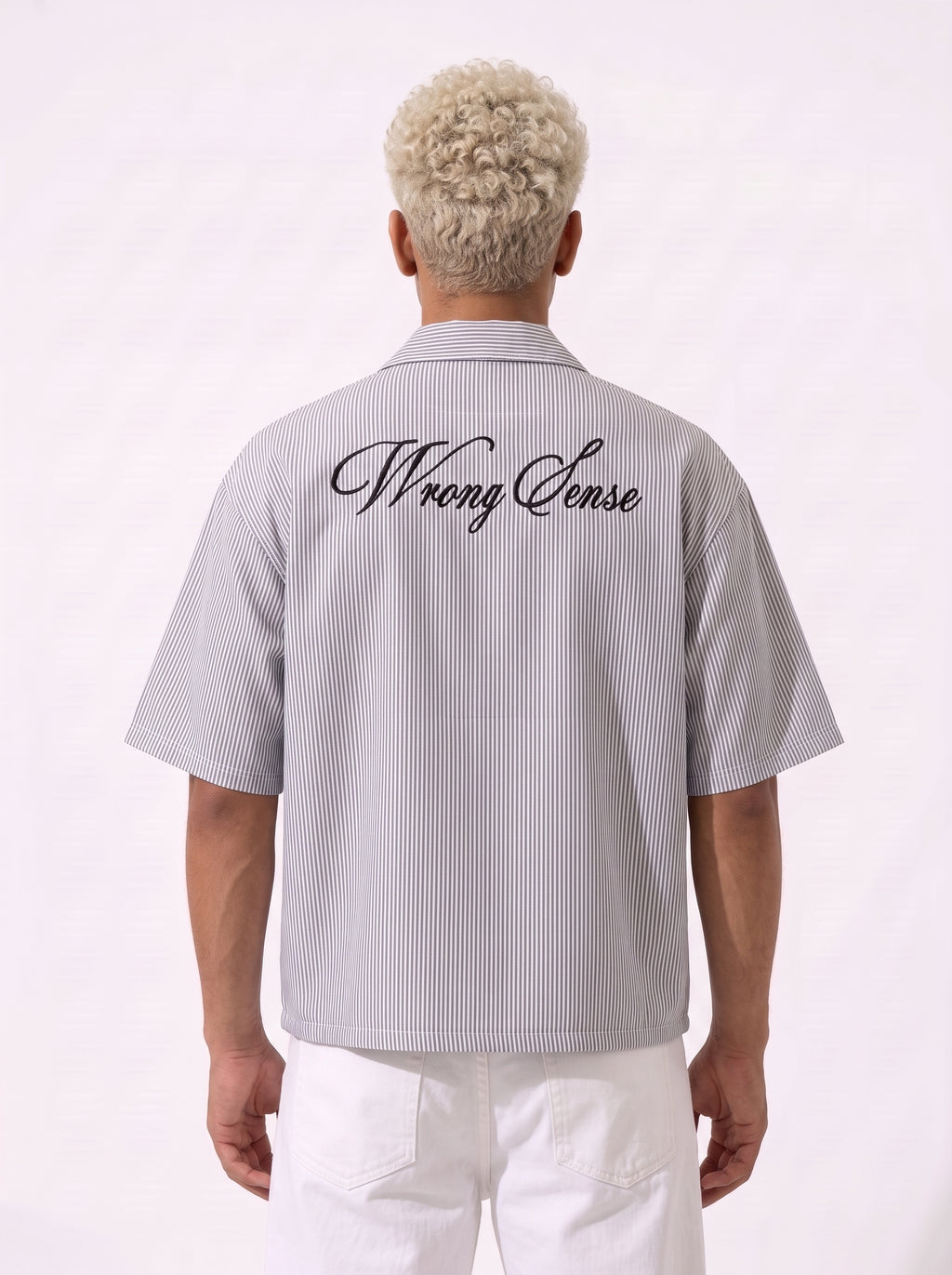 Wrong Sense box fit Shirt – Grey