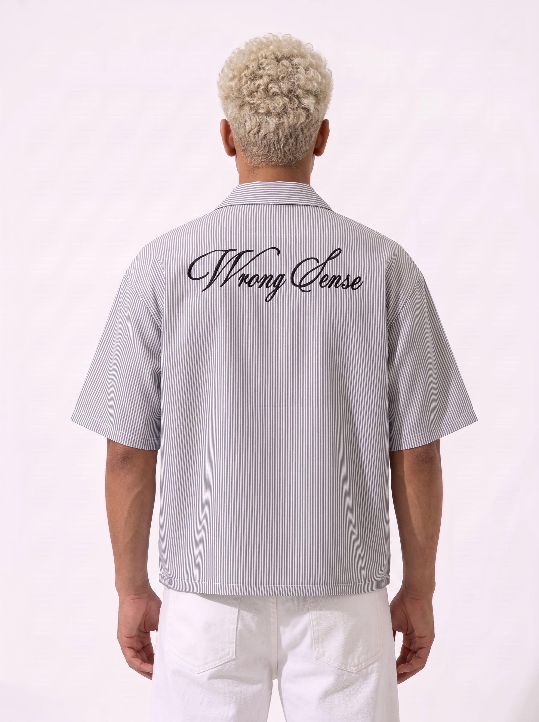 Wrong Sense box fit Shirt – Grey