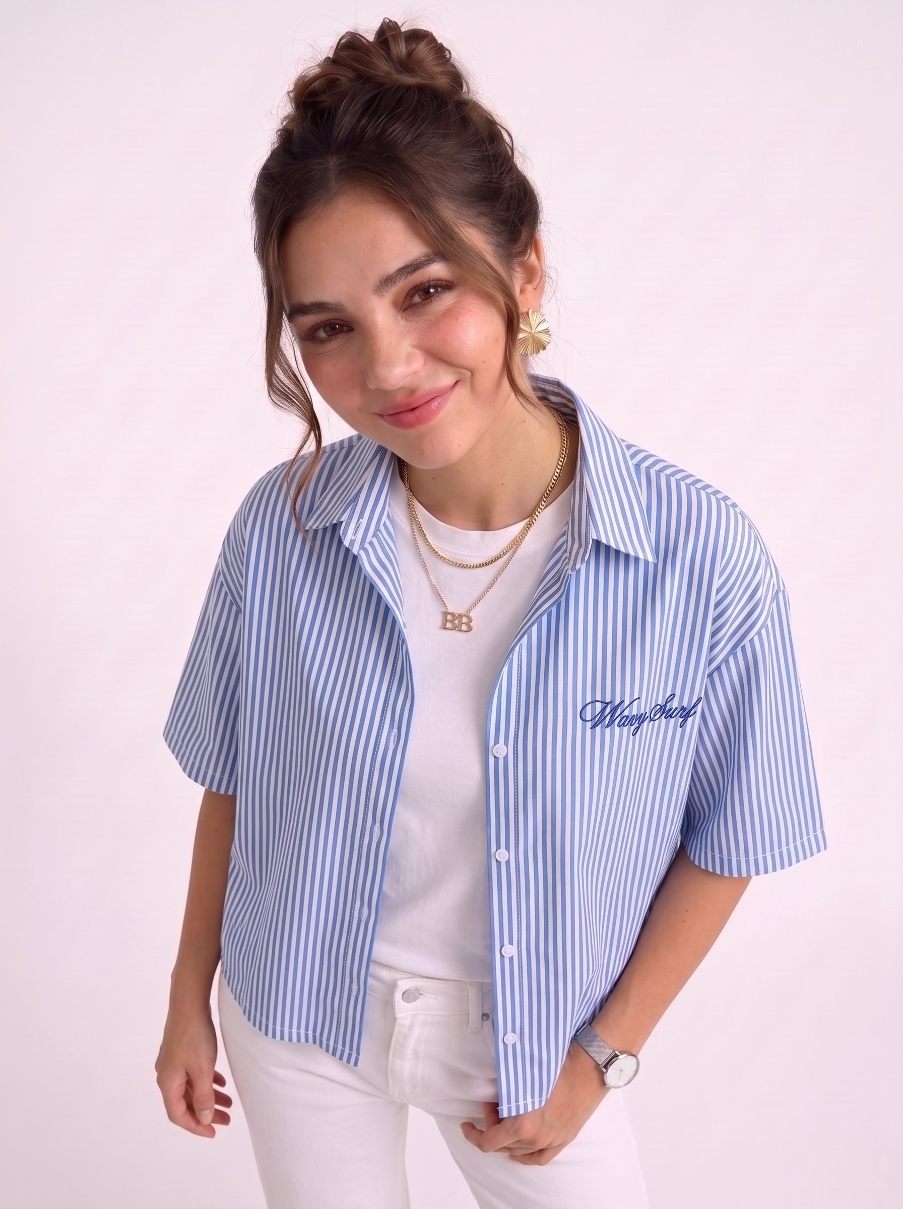 Wrong Sense box fit shirt – Blue