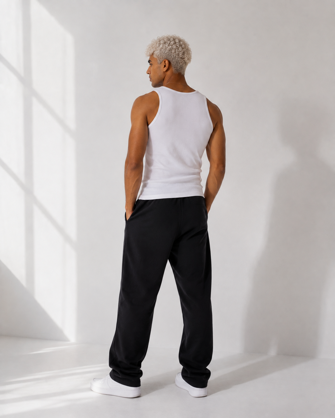 F2G White Tank Top back view